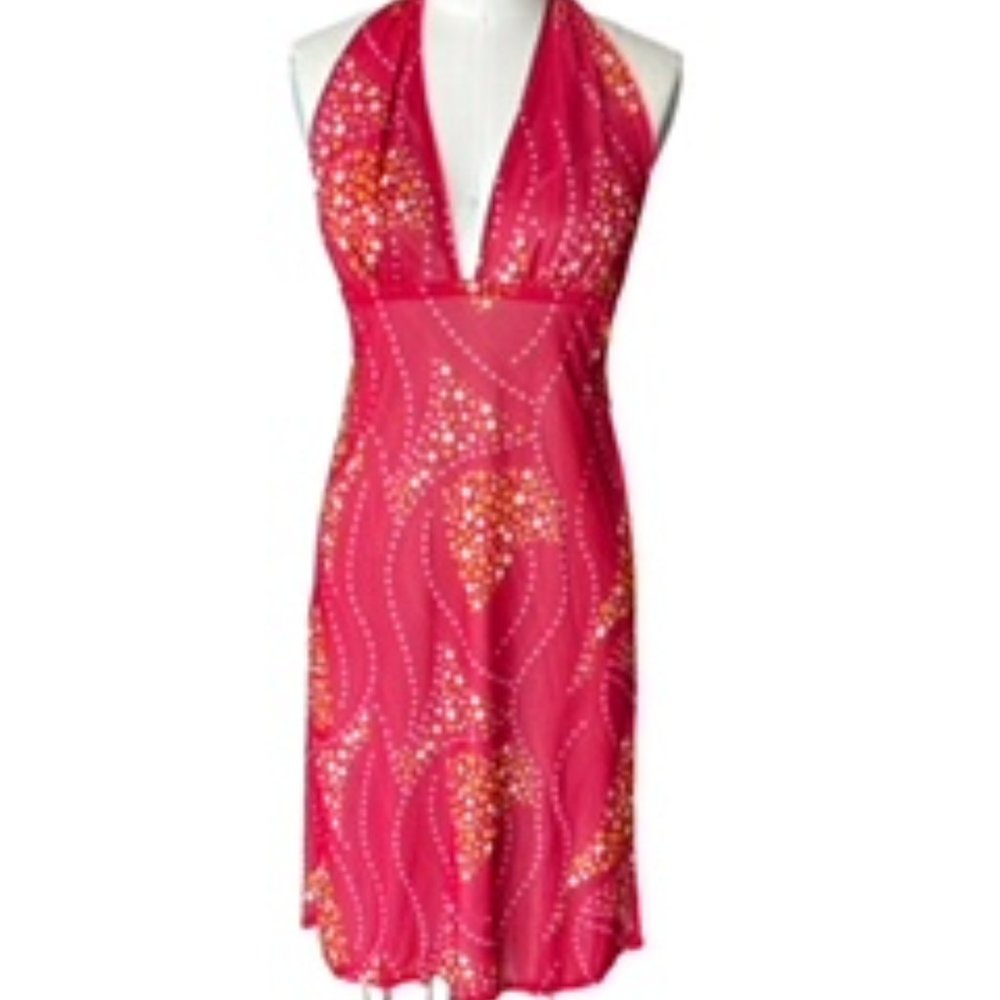 Brandenburg Polka Dot Halter Dress